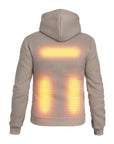 Grijana sweater majica s kapuljačom PRO | Žene - Bež