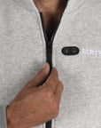 Grijana sweater majica s kapuljačom - muškarci | Dvostruko grijanje - Siva