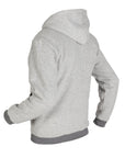 Grijana sweater majica s kapuljačom - muškarci | Dvostruko grijanje - Siva